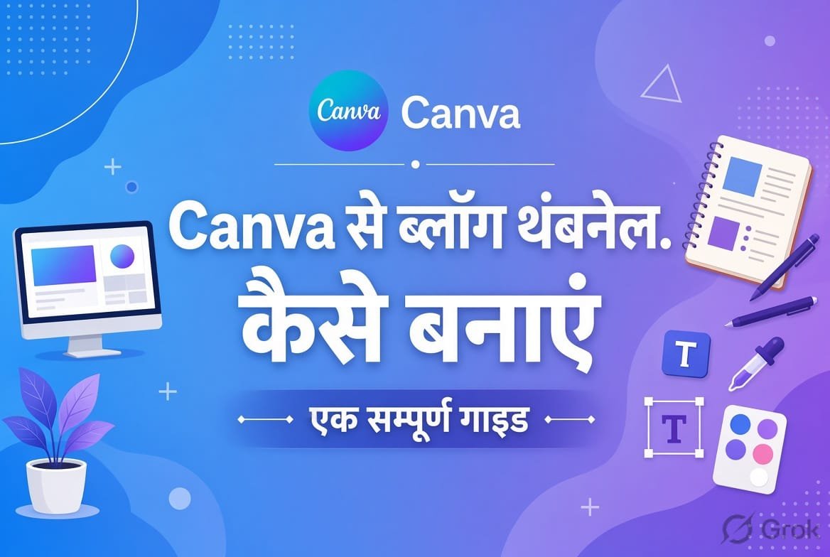 Canva से ब्लॉग थंबनेल कैसे बनाएं
