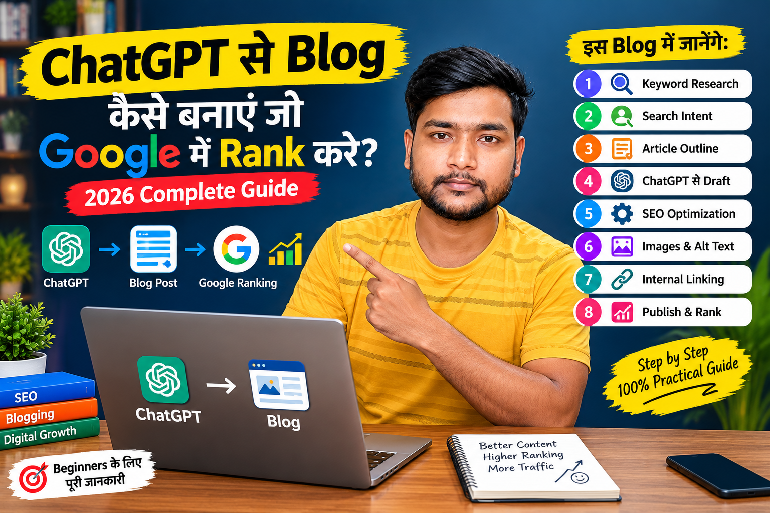 ChatGPT se blog kaise banaye