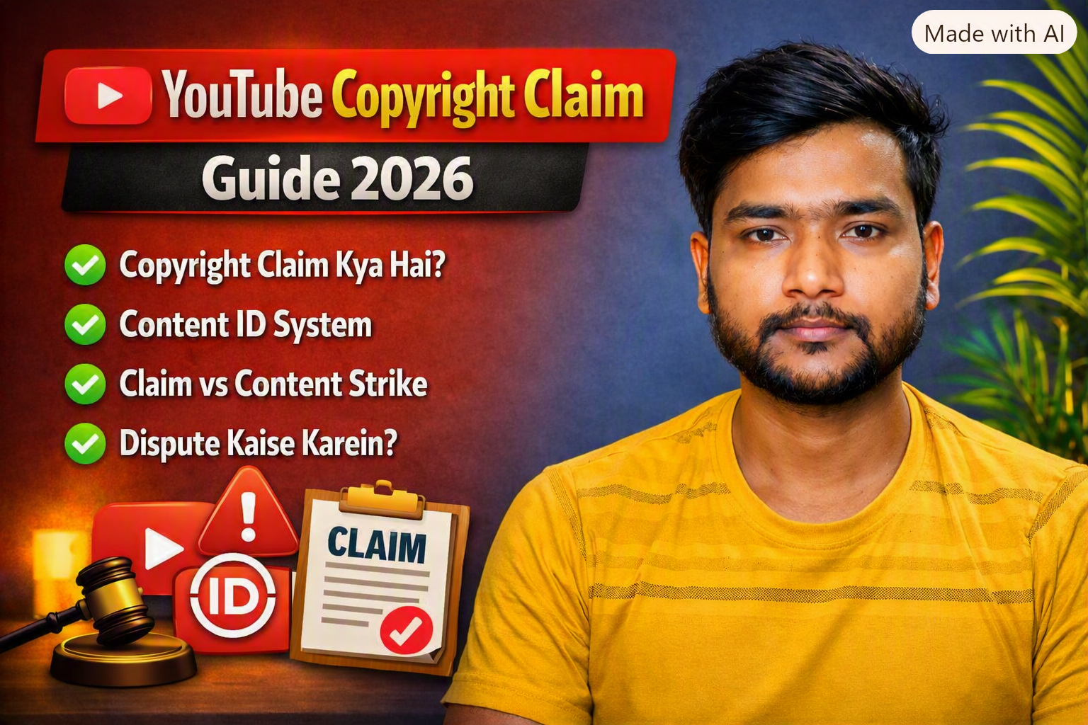 YouTube Copyright Claim Guide 2026